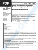 NBR 14880 Escada Pressurizada