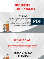 ICE BREAKING DAN SLIDE PPT - KIAT SUKSES BELAJAR DI SMA-MA