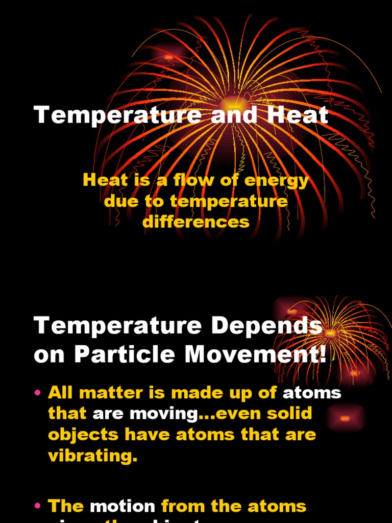 Understanding Temperature and Heat | PDF | Temperature | Heat