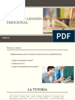 Tutoría y Gestión Emocional