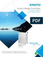 Ensto Voltage Controller: Answer For Today S Power Quality Problems