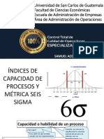 2 Índices de Capacidad de Procesos y Métrica Seis 2do Parcial