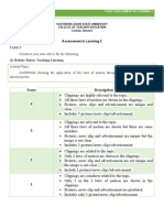 TASK 2-Assessment in Learning 2