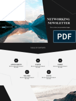 Networking Newsletter by Slidesgo