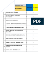 Colacion de Grado Excel