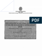 EXAME FINAL DE AGREGAÇÃO DE 3 DE MARÇO DE 2007