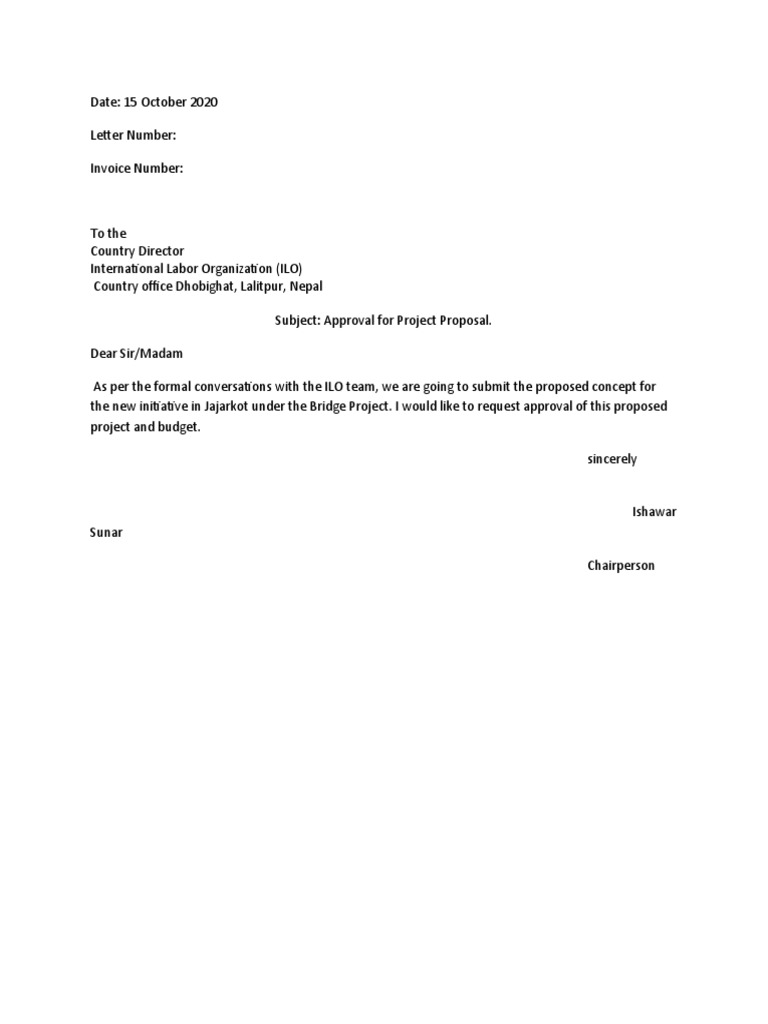 Project Proposal Approval Request | PDF