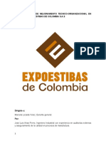 Plan de Mejoramiento Expoestibas de Colombia S.A.S.