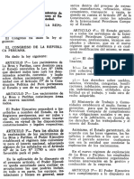 LEY Disponiendo que los yacimientos de La Brea y Pariñas pertenecen al Estado y son de su propiedad.