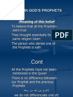 Faith in God'S Prophets