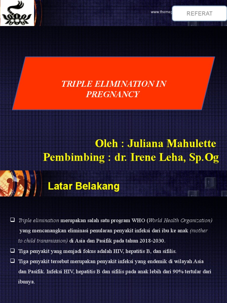 Eliminasi Tiga Penyakit pada Kehamilan | PDF