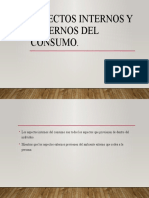 Aspectos Internos y Externos Del Consumo