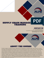 Brochure Supply Chain Management Training