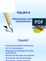 Perakaunan Untuk Perkongsian