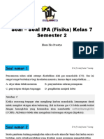 Soal - Soal IPA (Fisika) Mts Kle 7