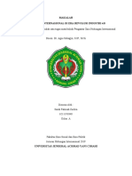 ini menggunakan kata kunci utama dokumen yaitu "Hubungan Internasional" dan "Era Industri 4.0