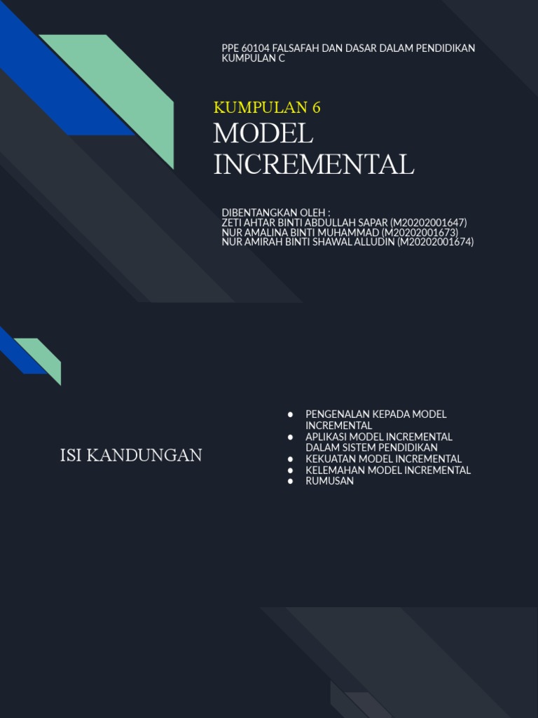 Model Inkremental dalam Pendidikan | PDF