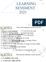 5 Learning Assessment 2021