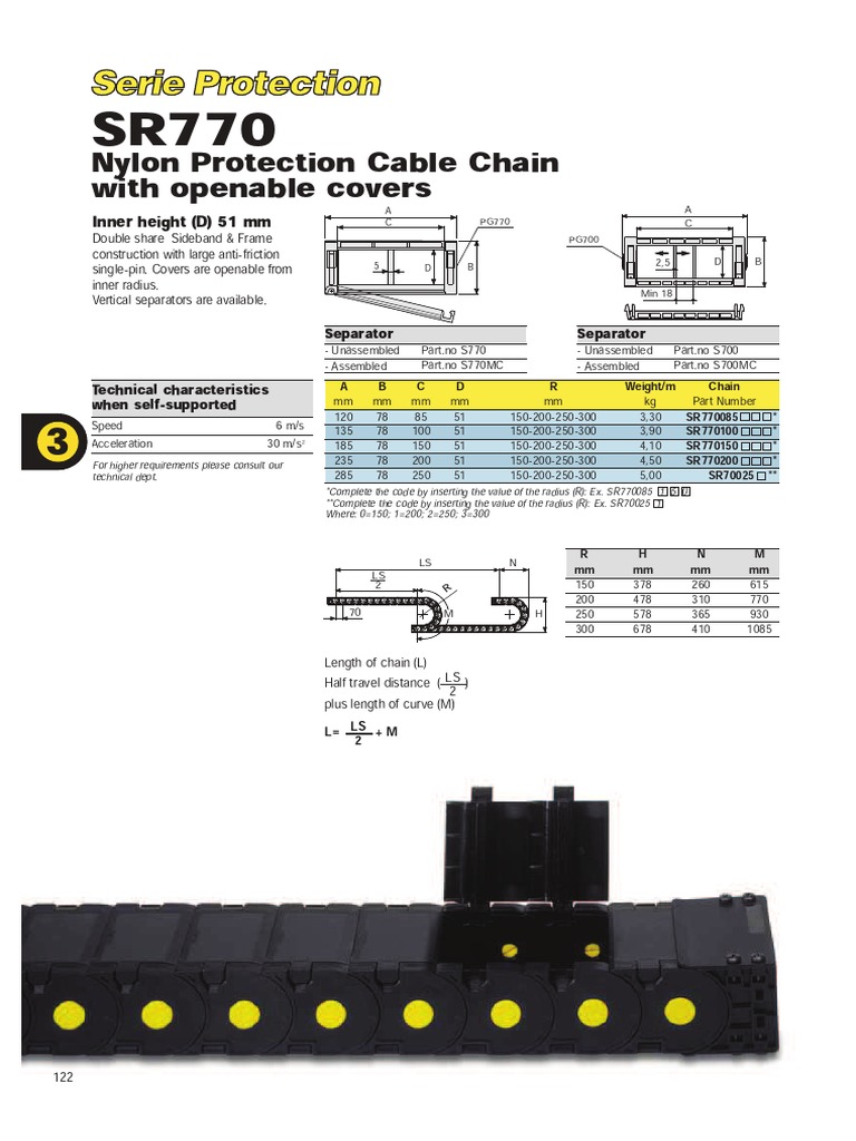 Nylon Protection Cable Chain With Openable Covers - Apneumatika | PDF ...