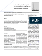 Quantitation of Eugenol, Cinnamaldehyde and Isoeugenol From Cinnamomum Tamala Nees and Eberm. Leaf Powder and Cinnamomum Zeylanicum Breyn Stem Bark Powder by LC