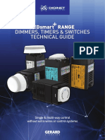 Dimmers, Timers & Switches Technical Guide: Ledsmart Range