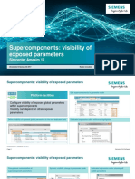 Supercomponents: Visibility of Exposed Parameters: Simcenter Amesim 16