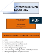 Meeting Upaya Dan Pelaksanaan Pelayanan Kesehatan Terhadap Lansia