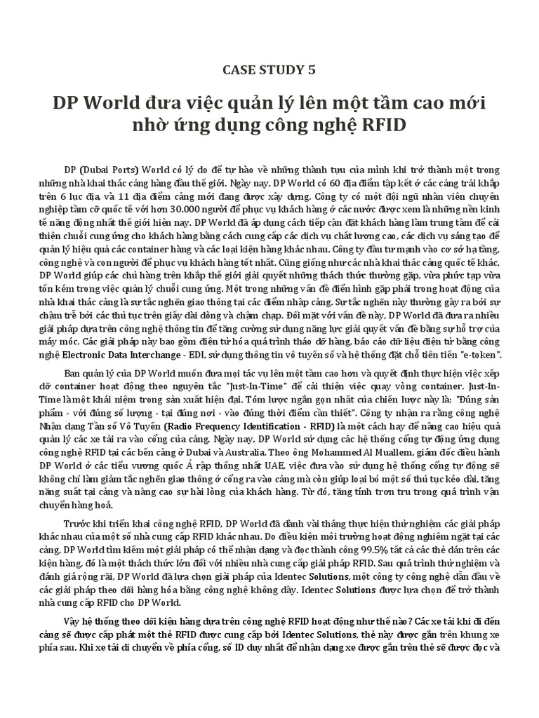 Case Study 5 - DP | PDF