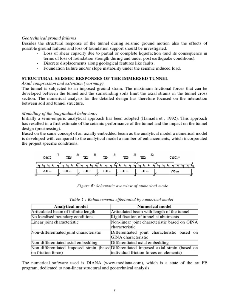 Design of The Coatzacoalcos Immersed Tunnel 5 | PDF | Seismology ...