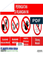 Peringatan Di Dalam Gudang