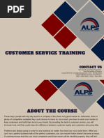 Brochure Customer Service Training