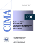 Turbocharging Efficiencies - Definitions and Guidelines For Measurement and Calculation