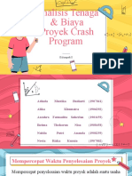 Kelompok 8 - 4B - PPT Analisis Tenaga & Biaya Proyek Serta Crash Program