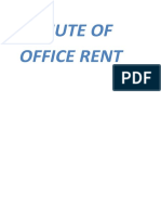 Minute of Office Rent