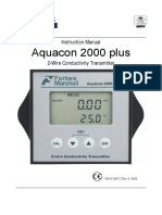 Instruction Manual. Aquacon 2000 plus. 2-Wire Conductivity Transmitter. 68X Rev 0 8_05