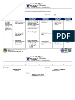 Department of Education: Teacher'S Summative Assessment Plan