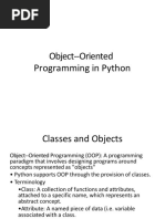 Object - Oriented Programming in Python