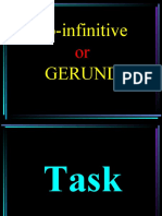 GERUND and to-infinitive