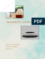 Magnetic Levitation - Physics Project