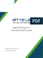 Rigid PCB Design For Manufacturability Guide: Updated: February 19th, 2021 ©bittele Electronics Inc