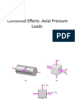 Combined Effects .Axial Pressure Loads