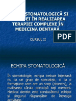 Cursul 2 Echipa Stomatologica