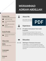 Muhammad Adrian Abdillah: About Me