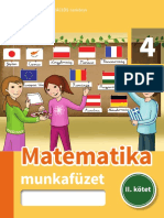 Matematika 4. Munkafüzet II. Kötet