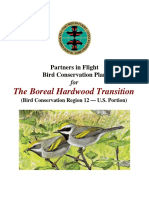 The Boreal Hardwood Transition: Partners in Flight Bird Conservation Plan