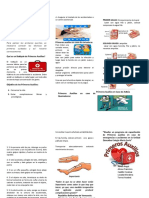 Triptico Del Primeros Auxilios Yesenia