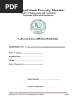 International Islamic University, Islamabad: Faculty of Engineering and Technology