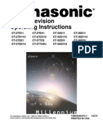 Panasonic CT27D11E Owners Manual