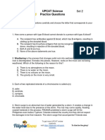 UPCAT Science Practice Questions Set 2 1