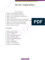 CBSE Board Class 7 English Syllabus